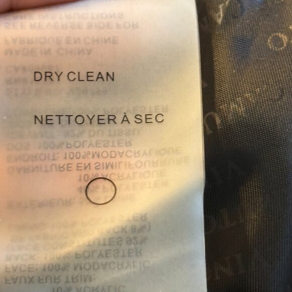 Vince Camuto Military Plaid Faux Fur Collar Size Large - Picture 11 of 11